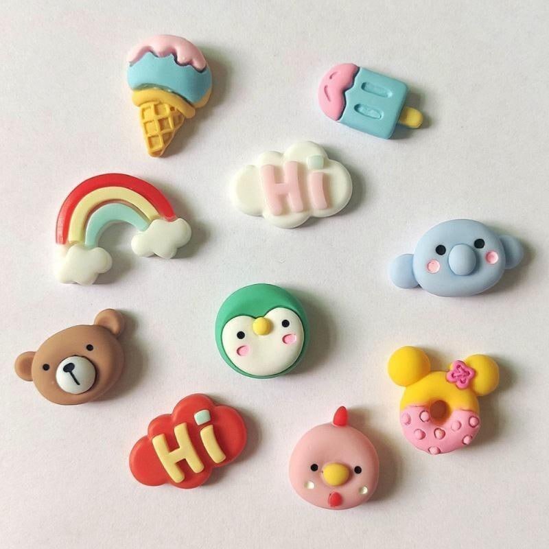 Mitsico 4 Pcs 3d Sticker Set - Self Adhesive Foam Stickers, Multicolor | Cute Washi Stickers For Diy Crafting, Scrapbooking & More