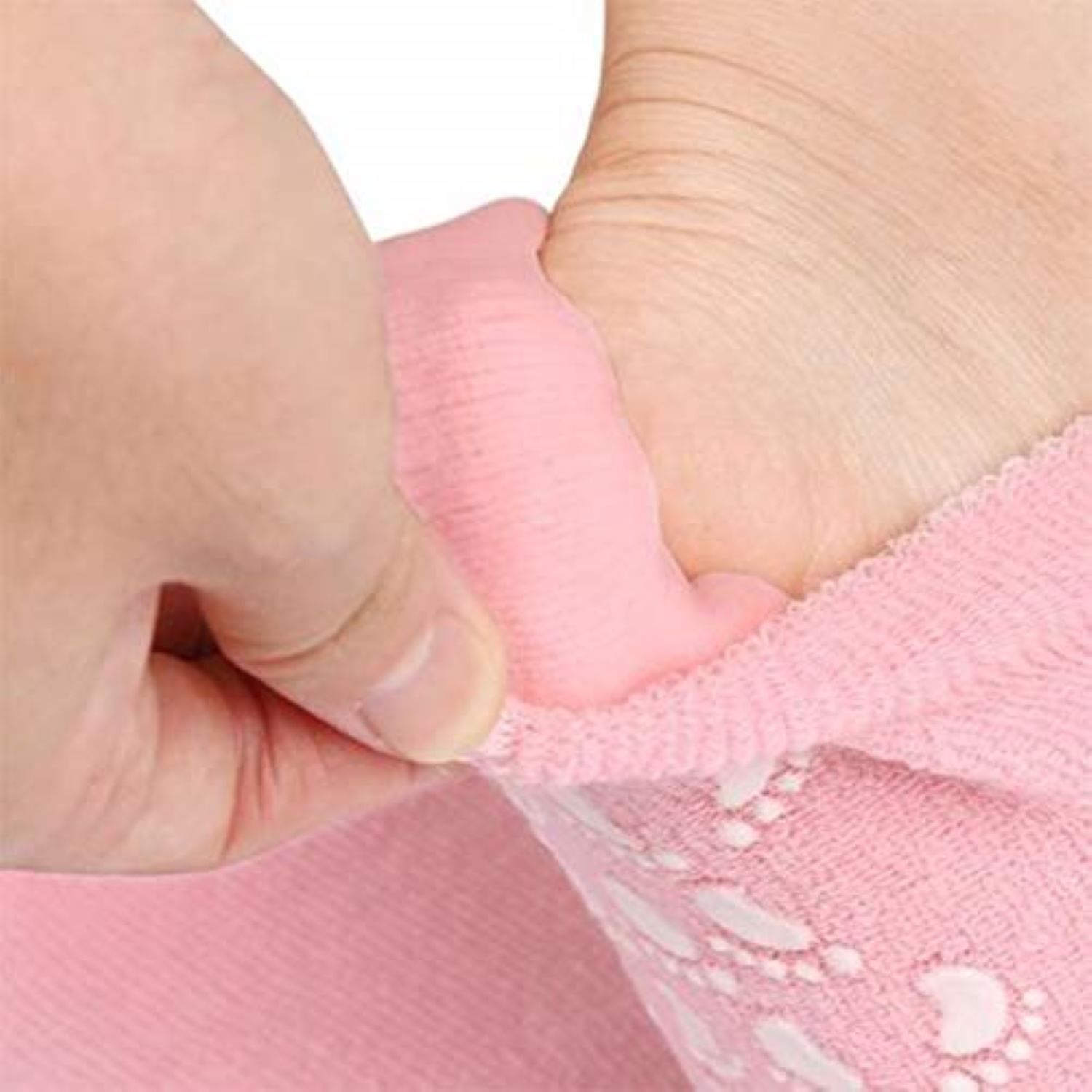 Moisturizing Gel Socks - 21.5x10.5 Cm, Vitamin E & Mineral Oil Infusion For Cracked Heel Repair, Intensive Hydration Treatment For Soft Feet