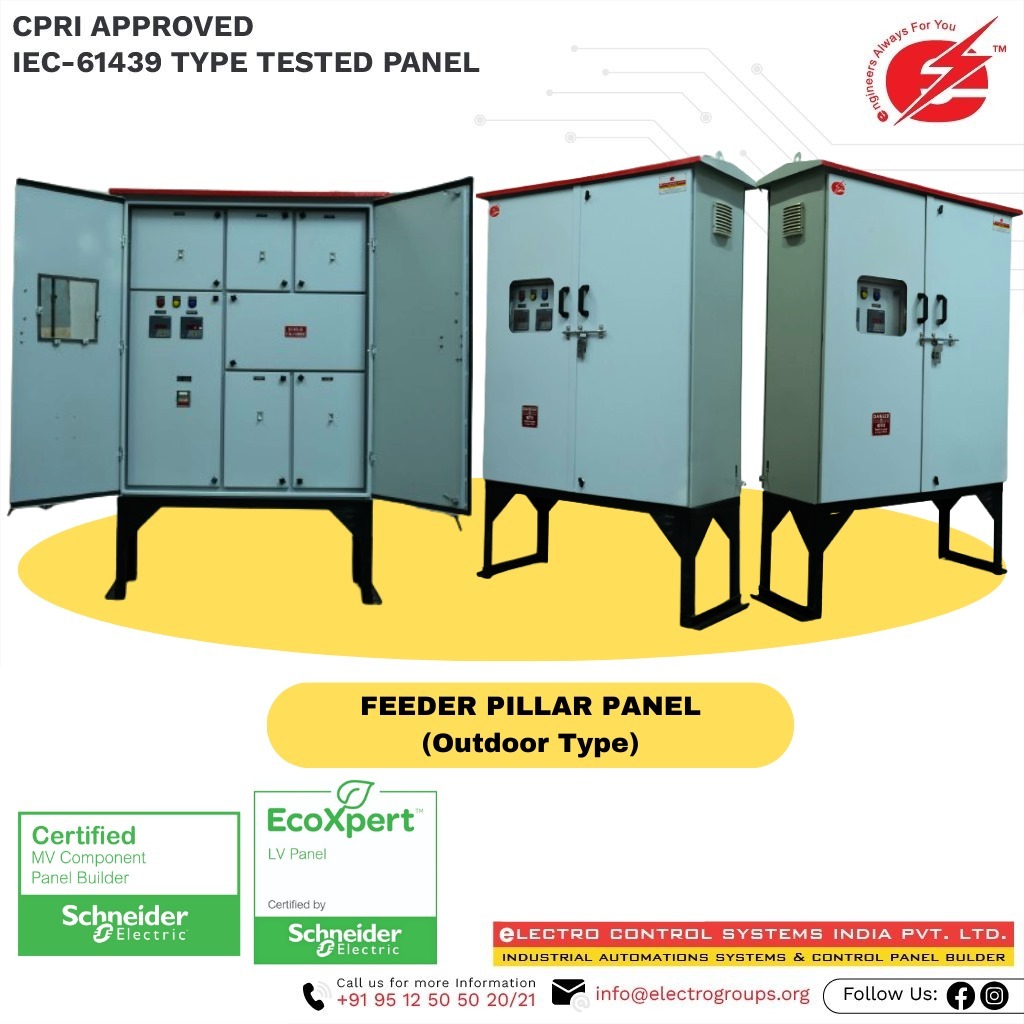 Electrical Feeder Panel Board Base Material: Mild Steel