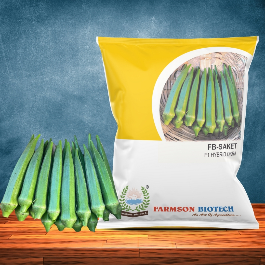 Okra Seeds Fb-saket F1 Hybrid - Cultivation Type: Common