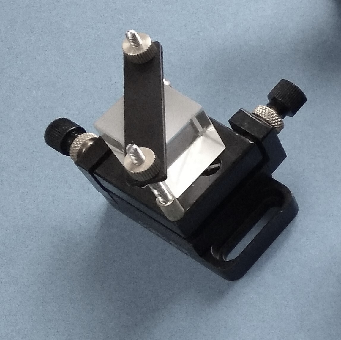 Black Anodized Mirror Mount For Prisms And Cube Beam Splitters