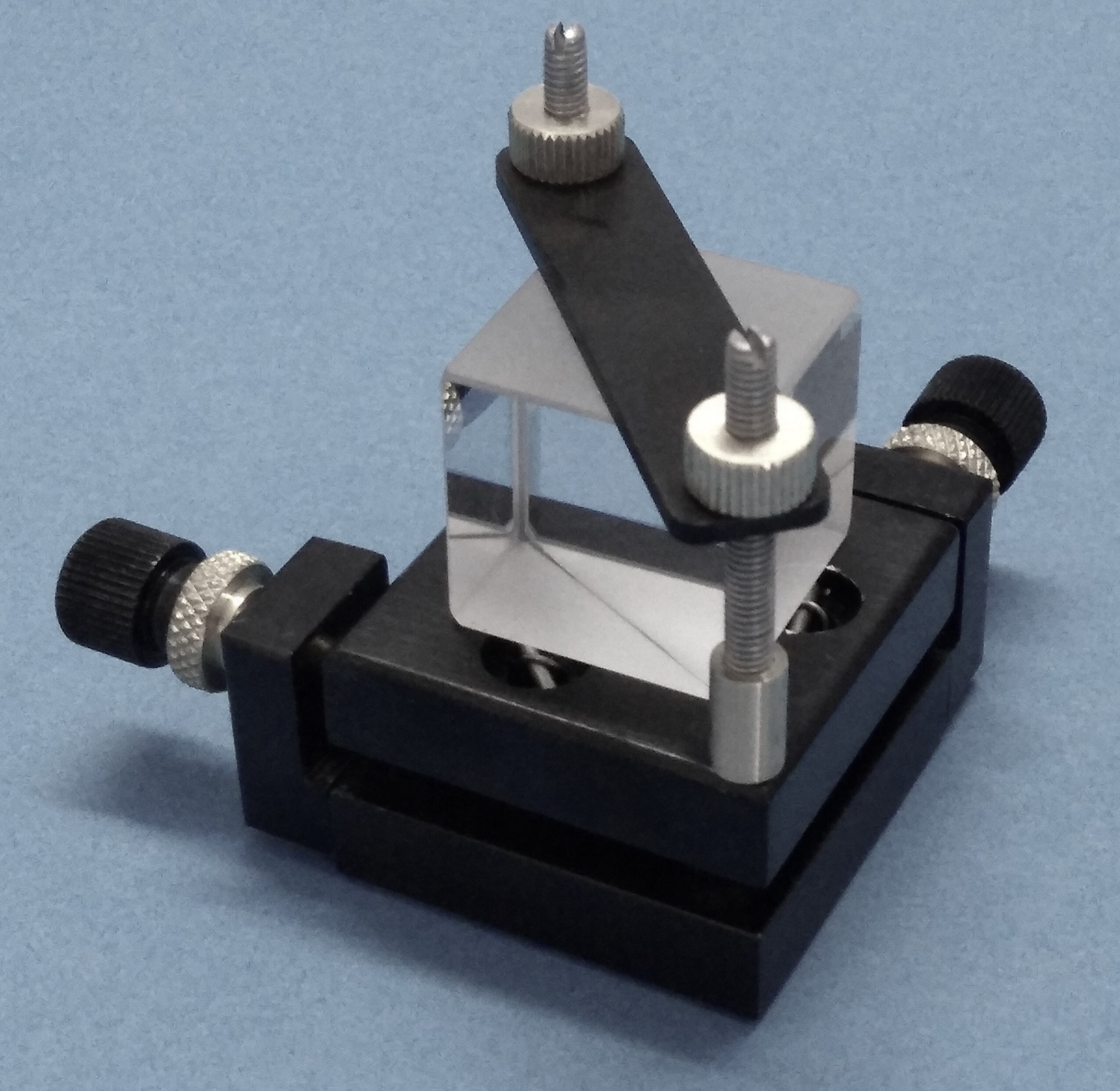Black Anodized Mirror Mount For Prisms And Cube Beam Splitters