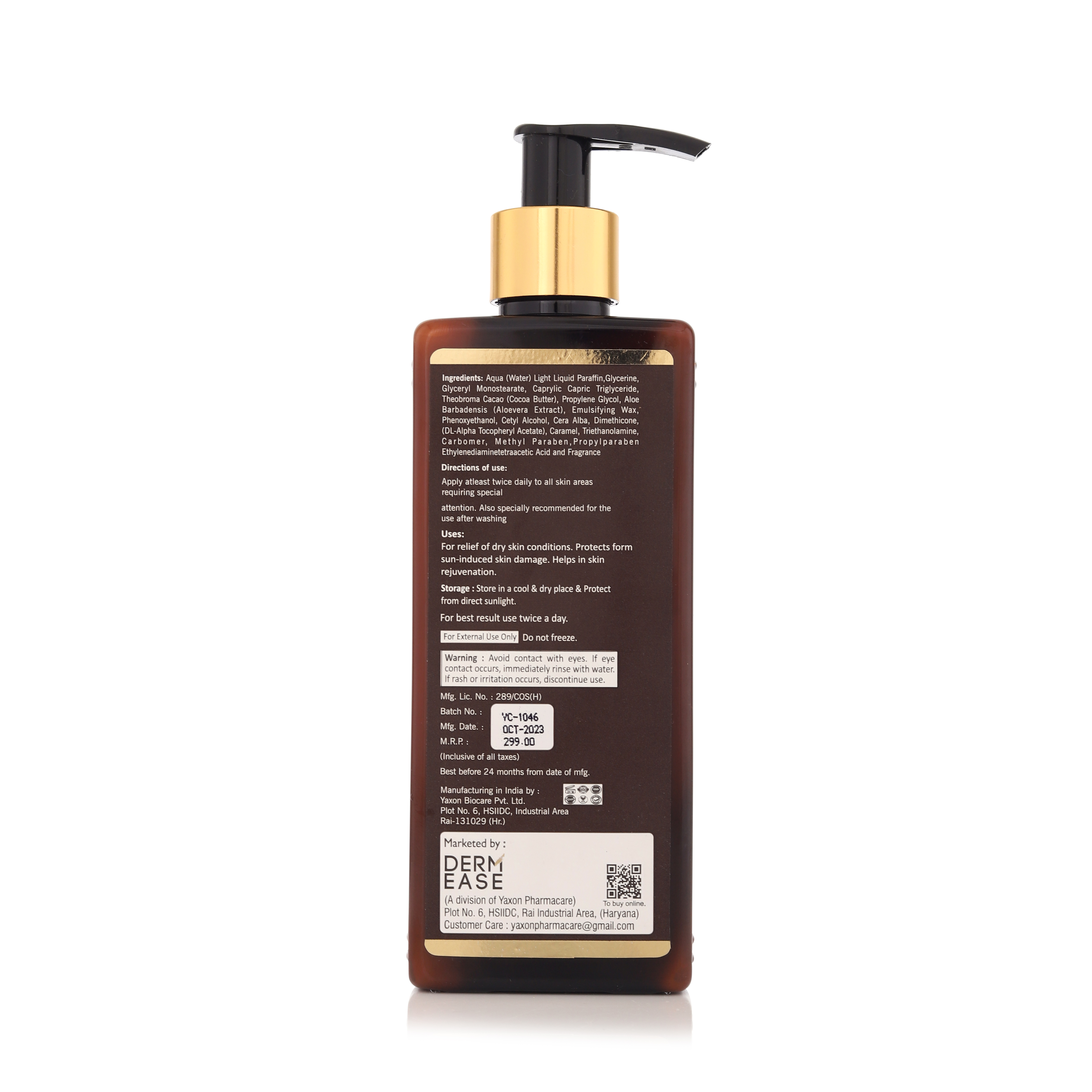 Coffee Lotion - Lightweight Non-greasy Formula, Smooth Texture For All Skin Types | Ideal For Body And Skin Care, 2-year Shelf Life