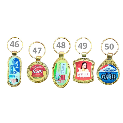 Laminated Key Chain - Color: Multi Colour