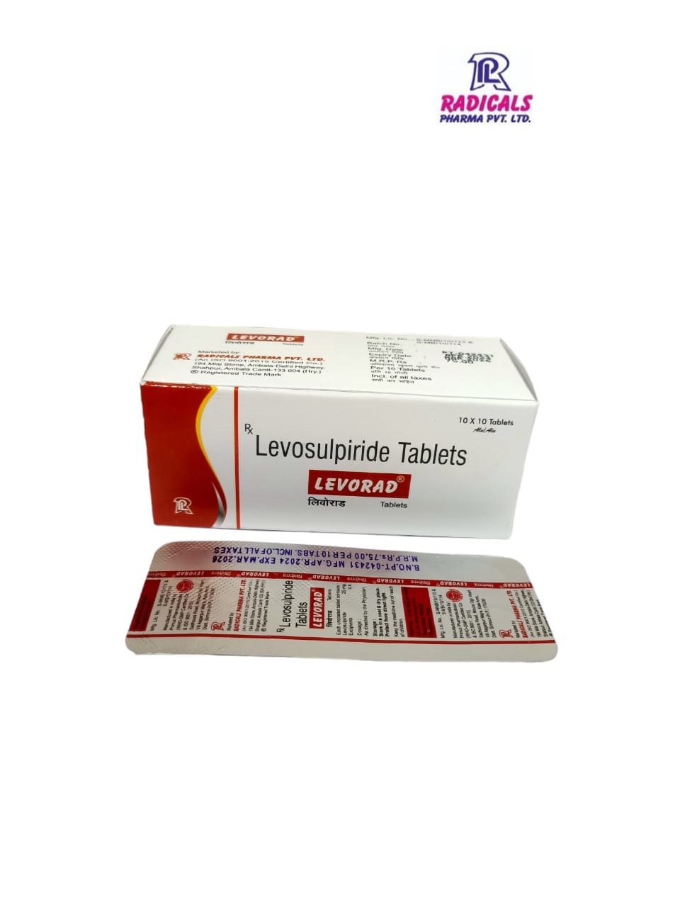 Levorad Levosulpiride Tablets General Medicines