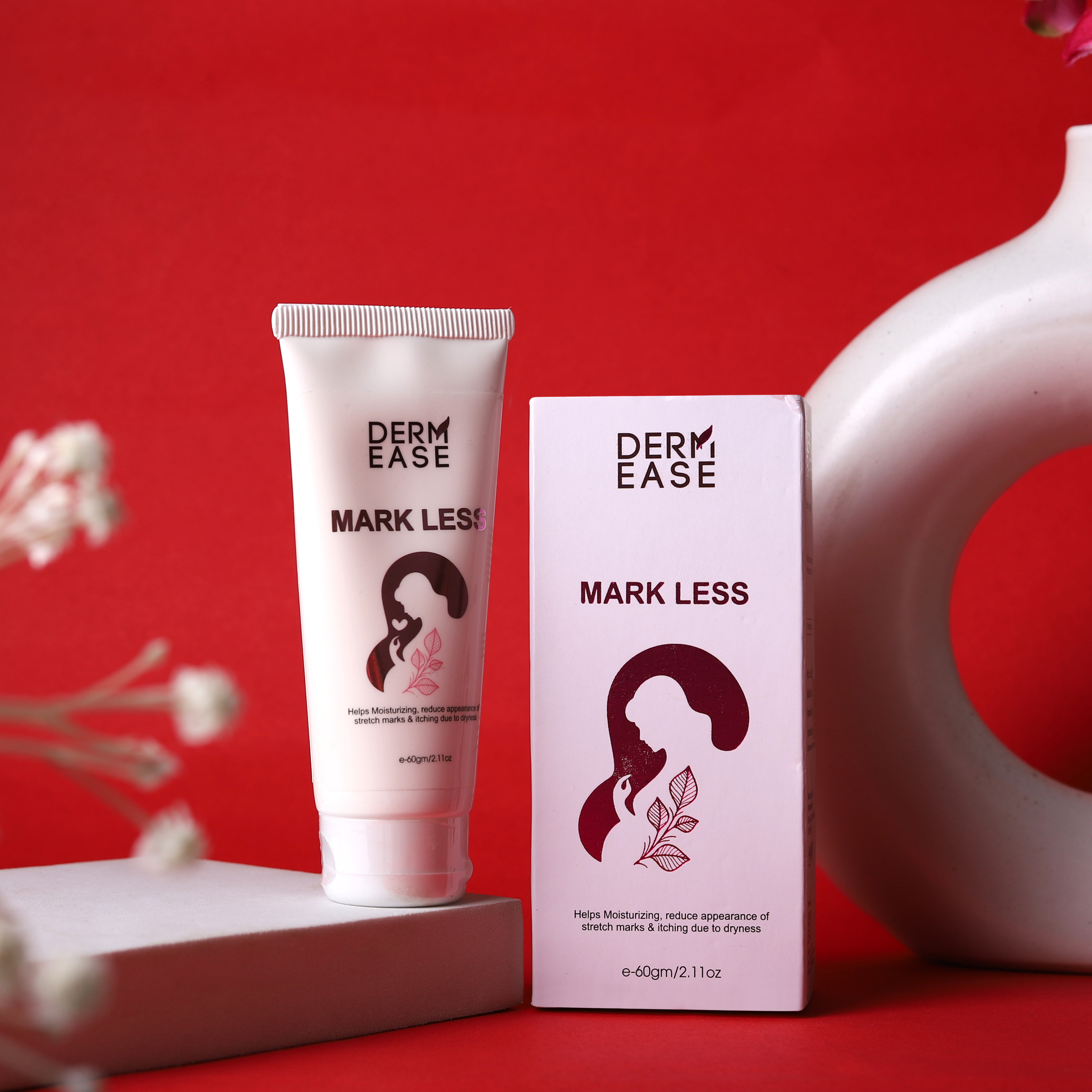 Anti Stretch Marks Cream - White Cream For All Skin Types | Enriched With Minerals, Nourishing Formula For Body Use