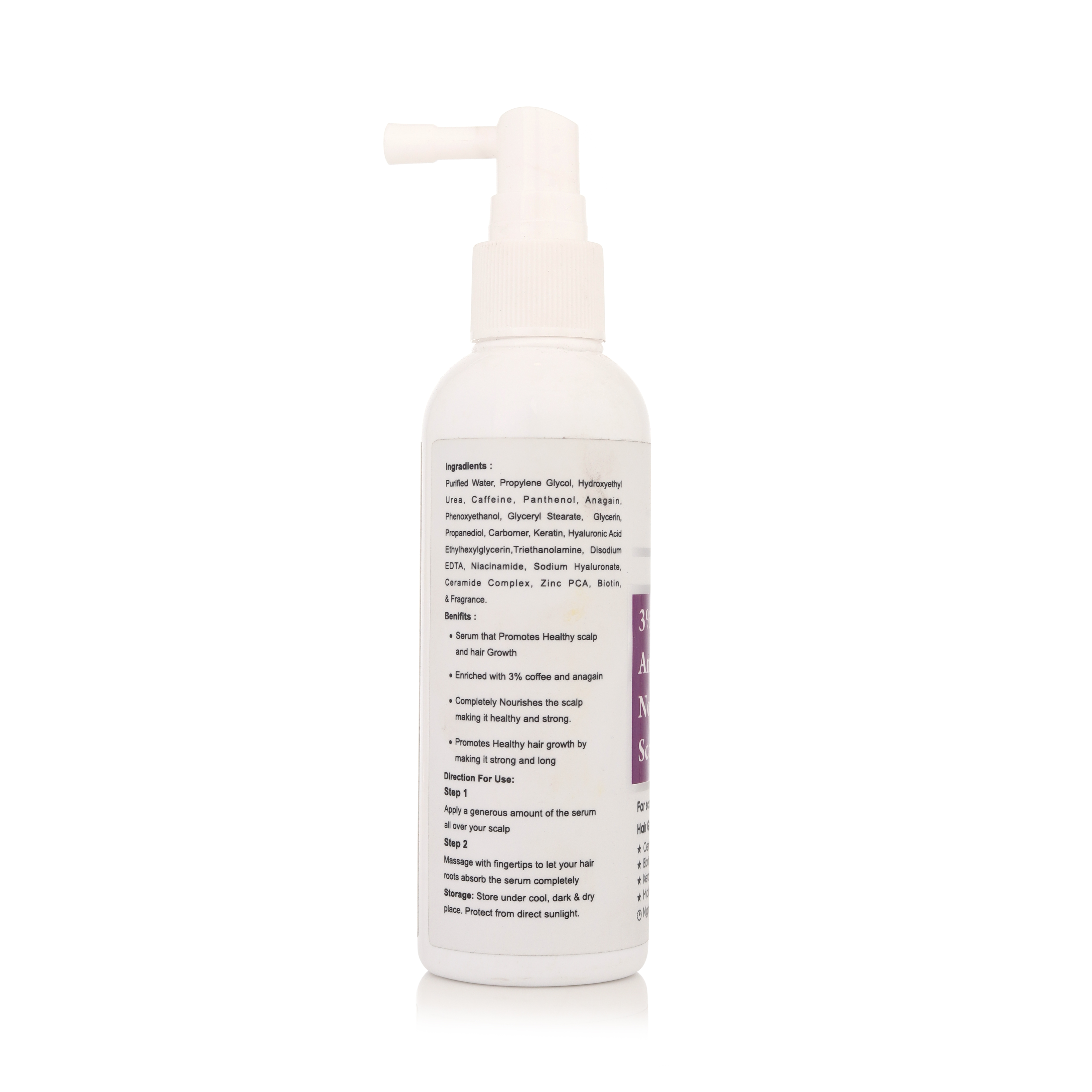3% Caffin Scalp Serum - Features: High Efficiency