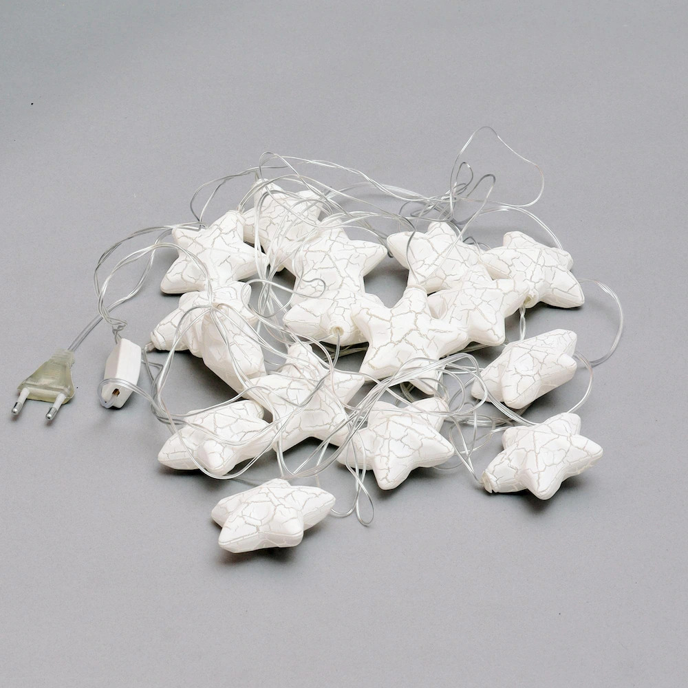Mitsico Heavy Star Light White Star Serial Light For Festivals & Occasions Multipurpose - Heavy Plastic, Warm White Color | Ideal For Indoor & Outdoor Decor, Diwali, Christmas, Parties, Weddings, And Commercial Spaces