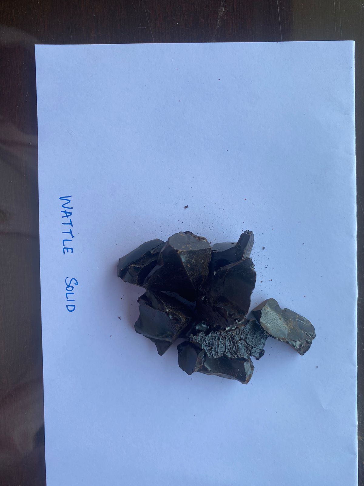 Wattle Extract Solid - Color: Brown