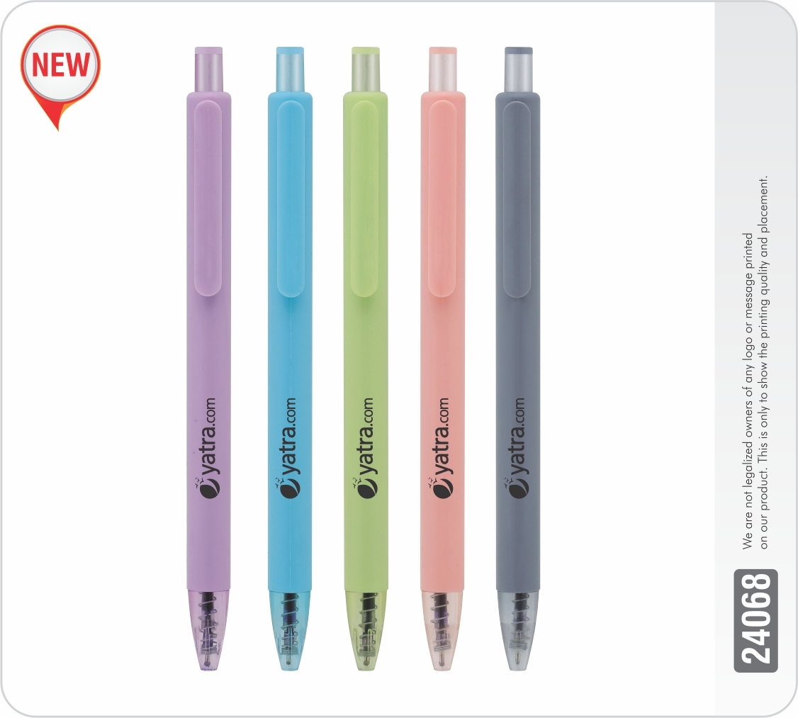 Fronx Opac T Col Ball Pen - High Quality Plastic Material, Click Mechanism, All Color Options | Elegant Design For Corporate Gifting, Large Printing Area, Blue Ink