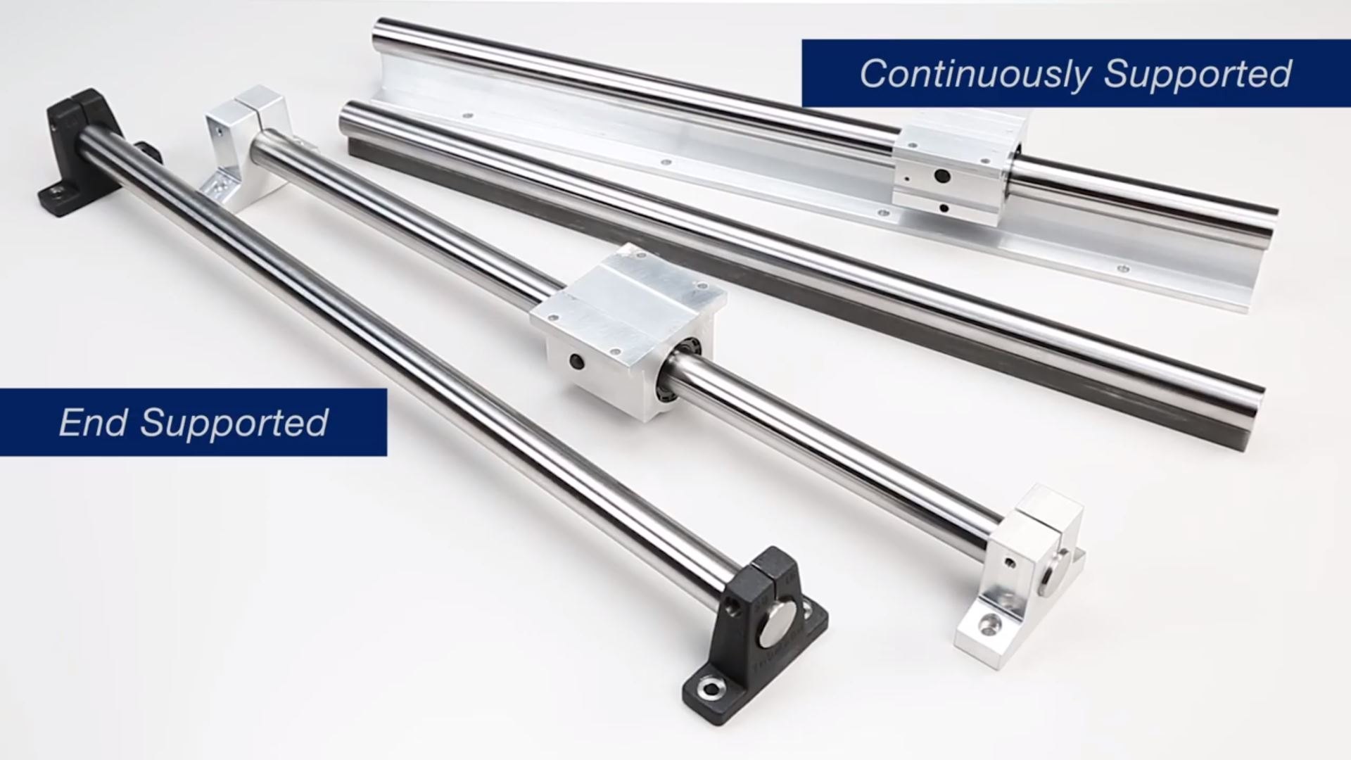 Linear Motion Shaft - Color: Silver