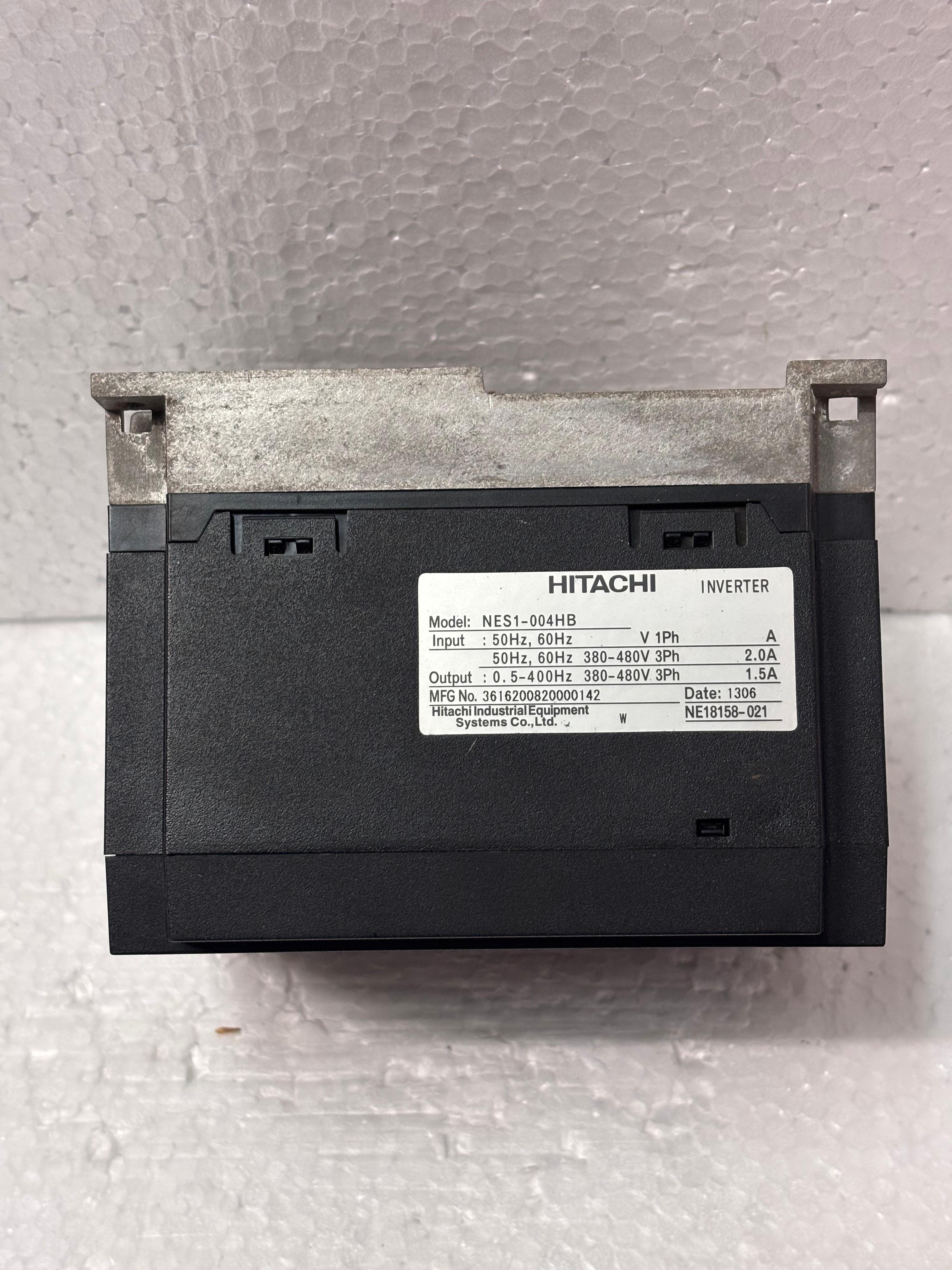 Hitachi Inverter Nes1-004hb 50hz, 60hz V 1ph - Aluminium, 50/60hz 380-480v 3ph, 2.0a 1.5a Output | Multi-color, Warranty Included, Electrical Application