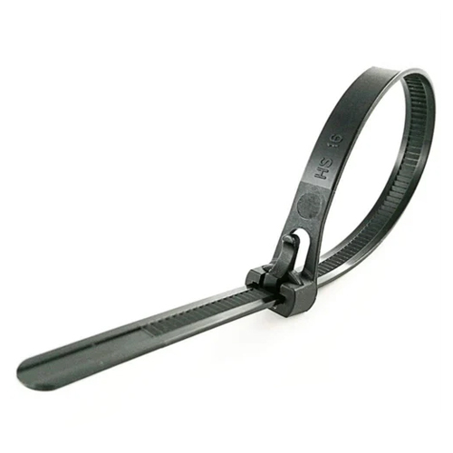 Releasable Cable Tie - Color: Black