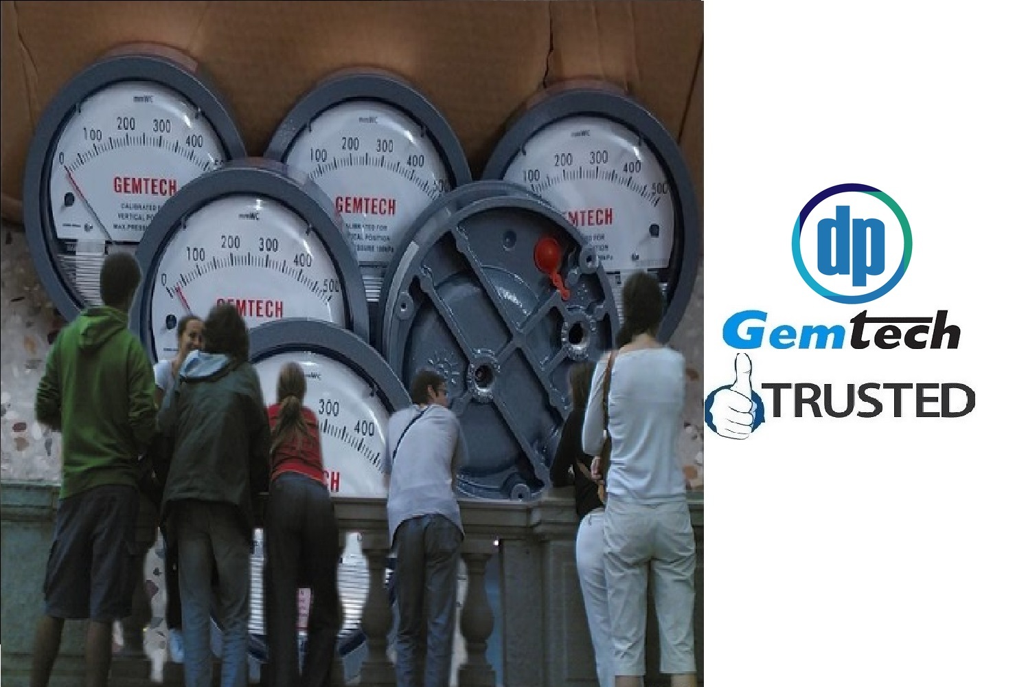 Gemtech Differential Pressure Gauge Delhi From Malappuram Kerala India - Accuracy: - A 2% Of Full Span At 70(21(a 3% On -0