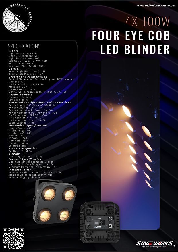 4 Eye Cob Led Blinder