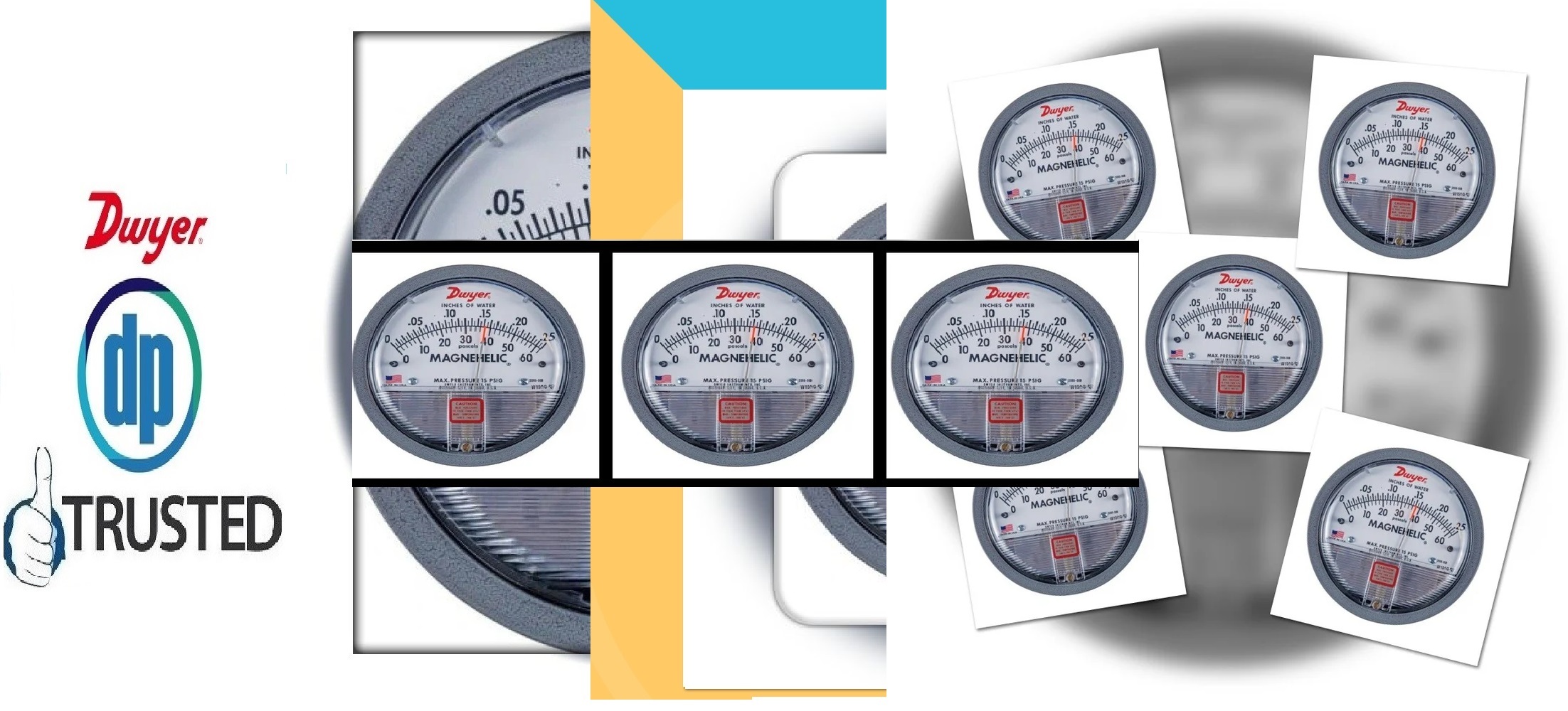 Dwyer 2020d Magnehelic Differential Pressure Gauge From Baghramanand Amritsar (Pb) - Accuracy: A 2% Of Fs (A 3% On 0