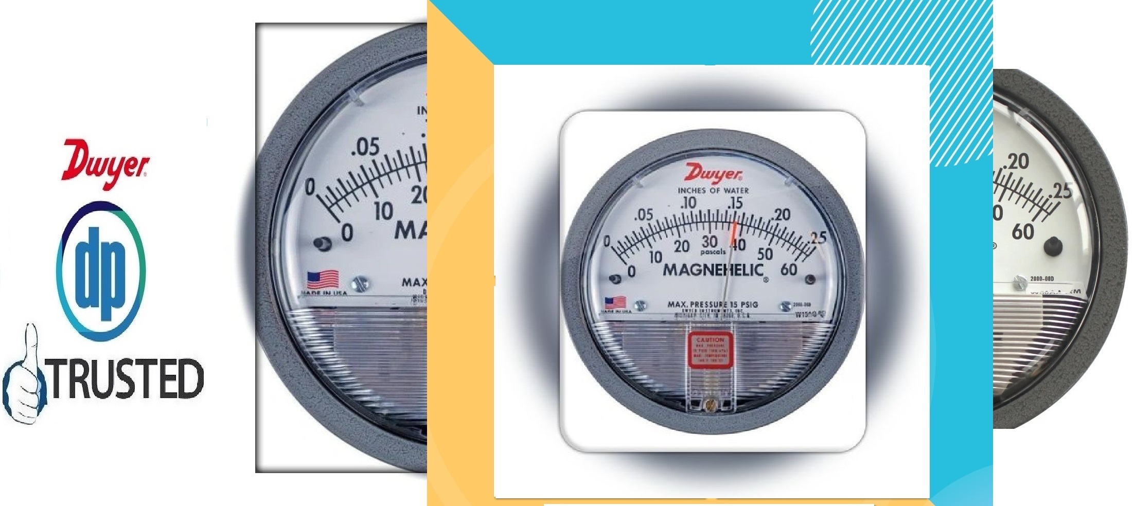 Dwyer 2020d Magnehelic Differential Pressure Gauge From Baghramanand Amritsar (Pb) - Accuracy: A 2% Of Fs (A 3% On 0
