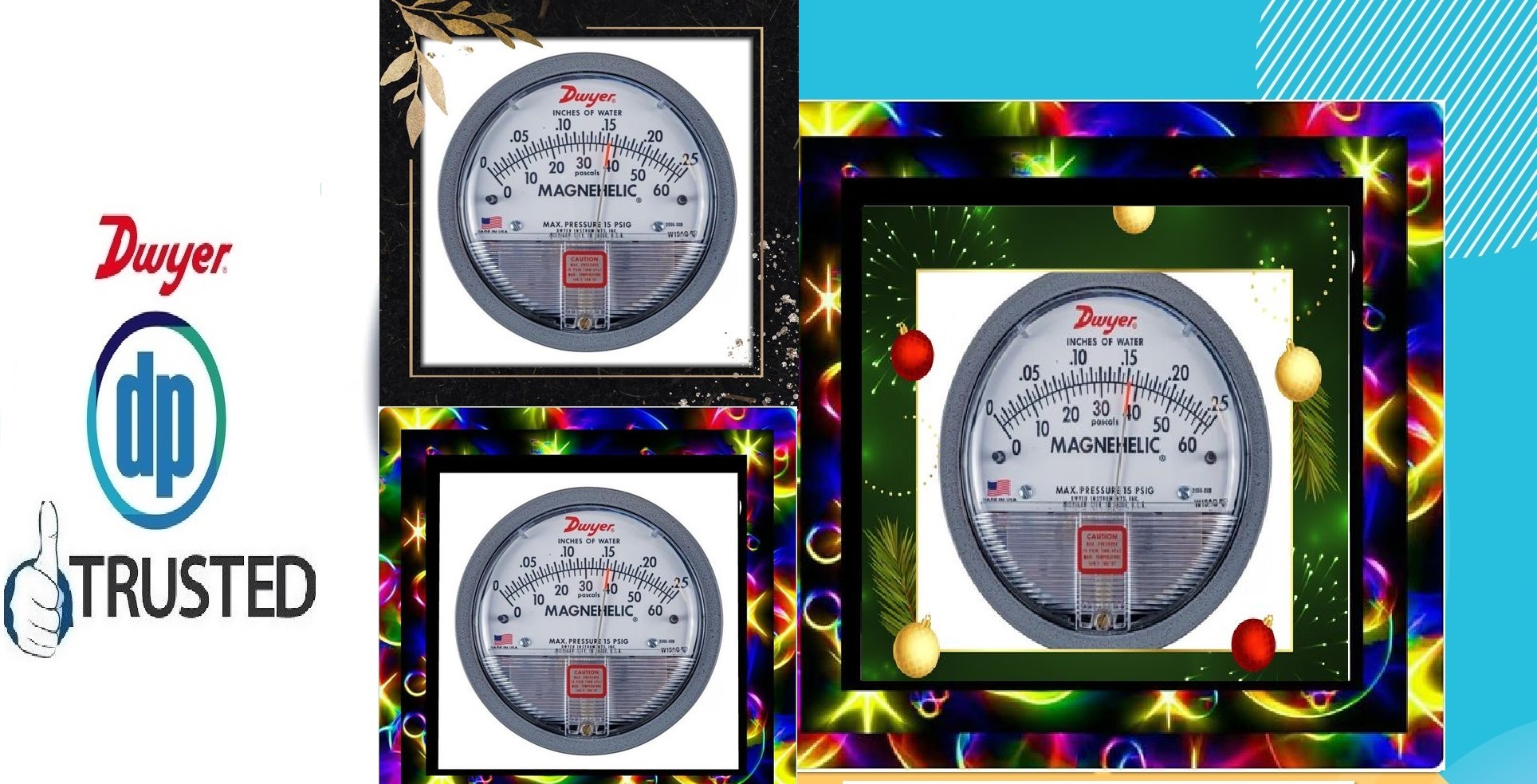 Dwyer 2025d Magnehelic Differential Pressure Gauge By Tilinga Mandir Bordubi Tinsukia, Axom - Accuracy: A 2% Of Fs (A 3% On 0