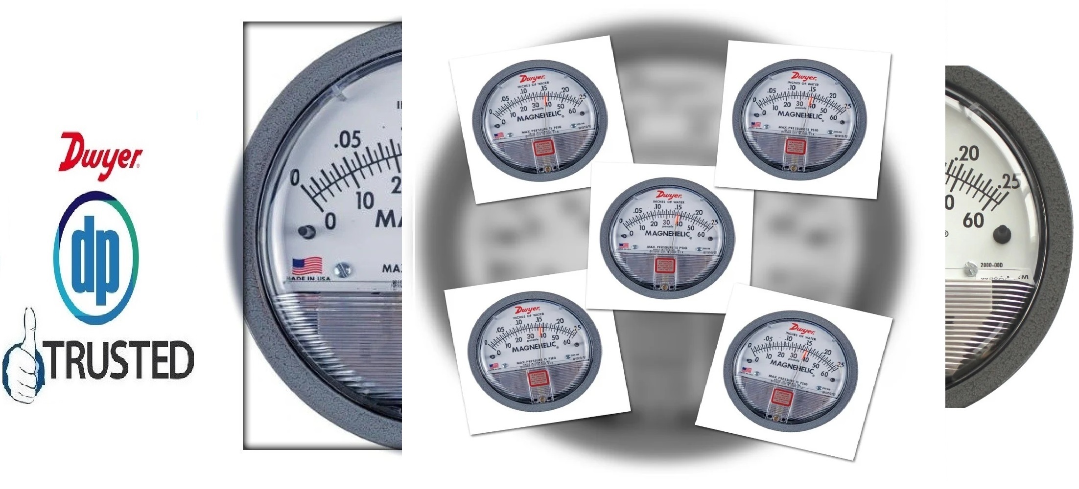 Dwyer 2025d Magnehelic Differential Pressure Gauge By Tilinga Mandir Bordubi Tinsukia, Axom - Accuracy: A 2% Of Fs (A 3% On 0