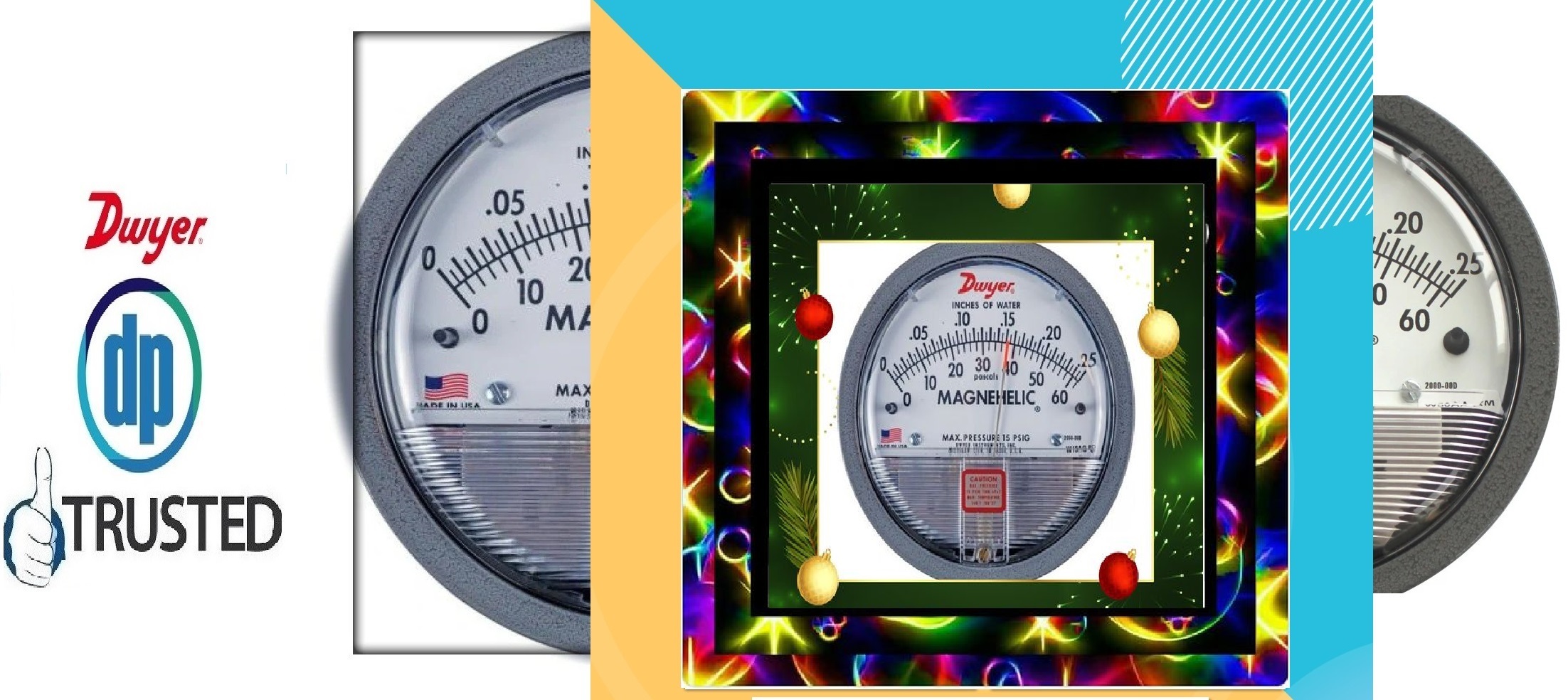 Dwyer 2025d Magnehelic Differential Pressure Gauge By Tilinga Mandir Bordubi Tinsukia, Axom - Accuracy: A 2% Of Fs (A 3% On 0