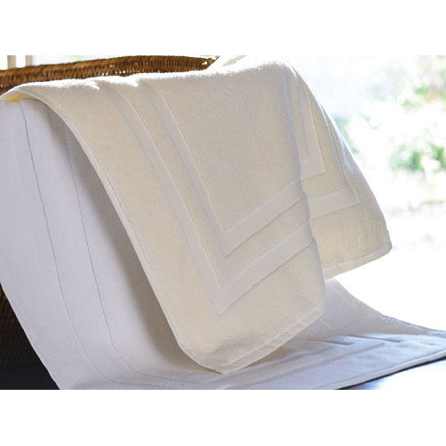 100% Cotton Bath Mat - Back Material: Rubber Tpr