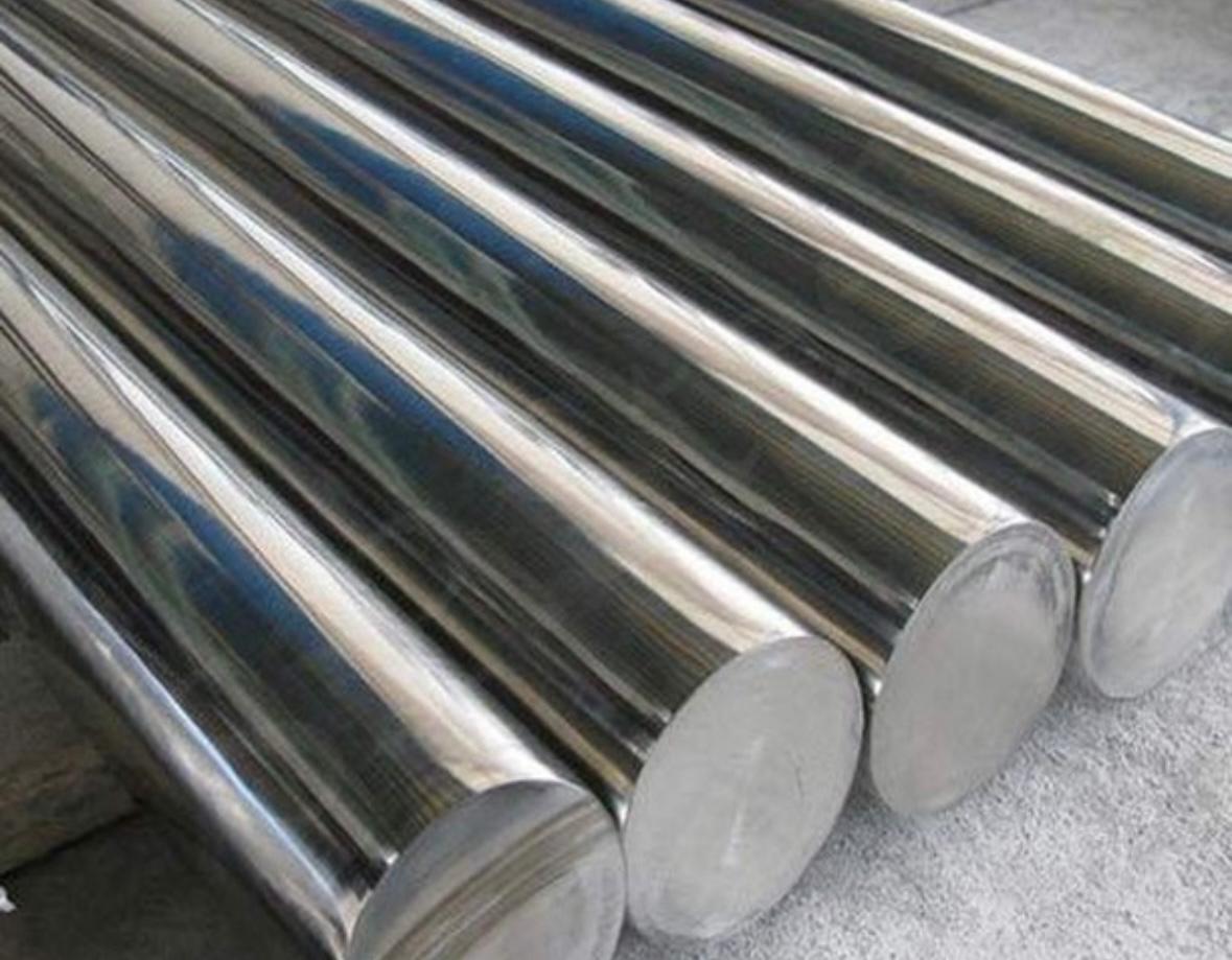 X36CRMO17 Steel Round Bars - Stainless Steel, Polished Surface, Silver Color, Bar Shape | Designed for Construction Applications