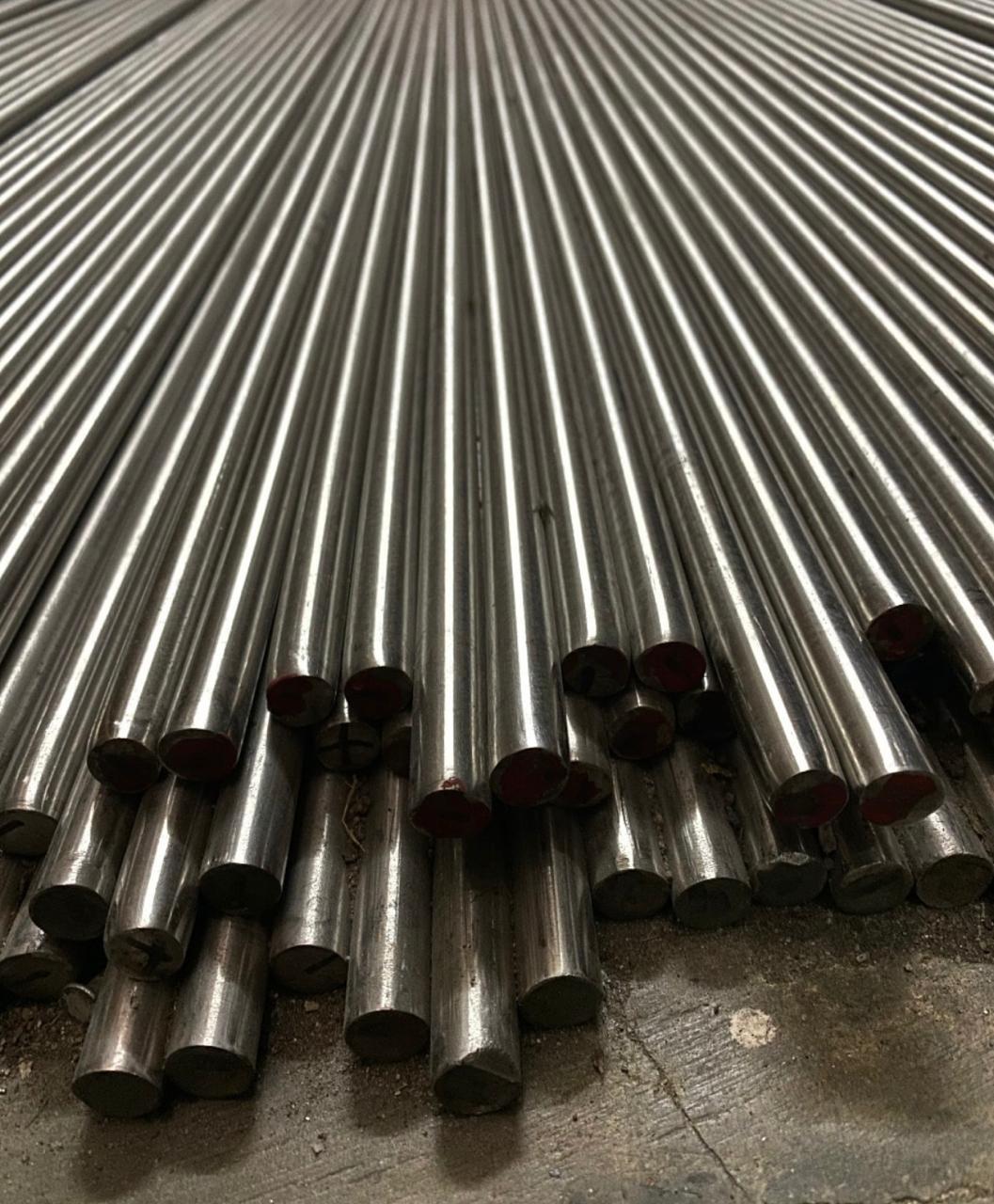 X38CRMO17 Steel Round Bars - Stainless Steel, Polished Finish, Silver Color | High-Quality Steel Bars for Versatile Applications