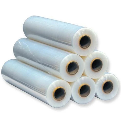 LLDPE Stretch Wrapping Film Roll - LLDPE Material, Transparent, Soft Hardness | Multi-Layer Lamination, Multiple Extrusions for Enhanced Protection
