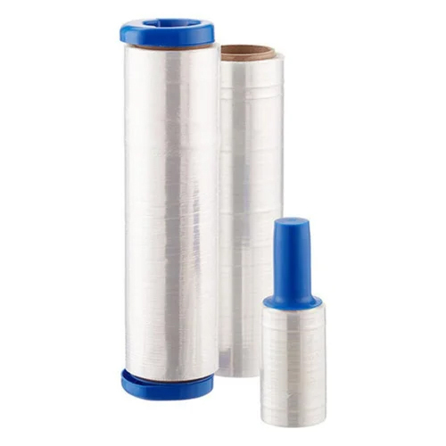 Stretch Wrap Films for Binding Shops - 100 Meter Length, Soft Hardness , Multi-Layer Lamination with Transparent Visibility