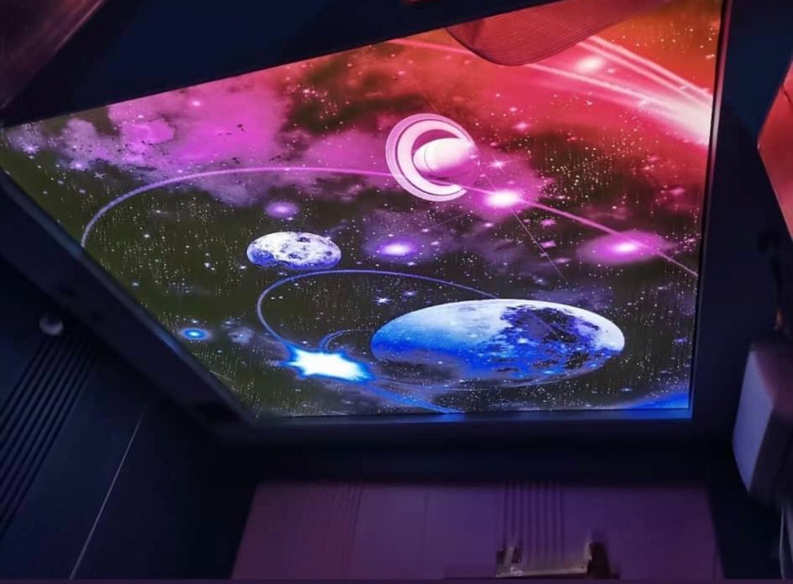 Universe Stretch Ceiling - .18mm Thickness, Any Shape & Size | Customize Patterns, Create A Mesmerizing Cosmic Atmosphere