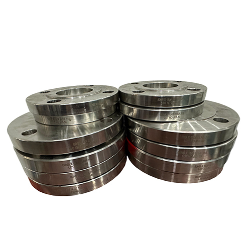 Stainless Steel Round Flanges - High-Quality Stainless Steel, Sleek Silver Color, Durable and Reliable | Warranty Included for Various Applications