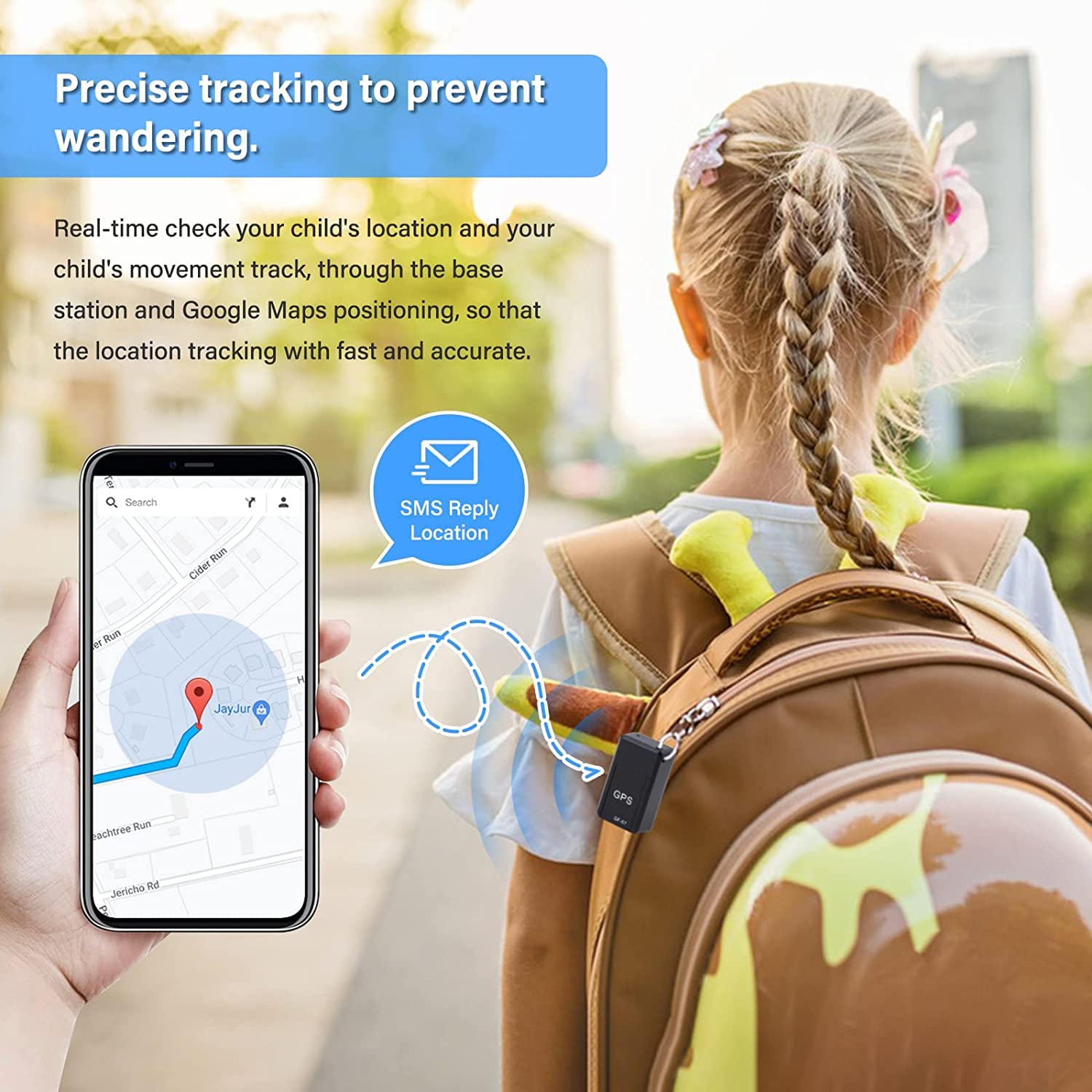 Mini Gps Tracker - Compact Design, 3 Days Battery Backup | Real-time Tracking, Sos Alarm, Geofencing, Mobile App Integration