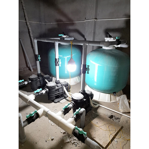 Swimming Pool Filtration System - Color: Green