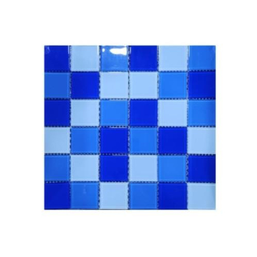 Mosaic Ceramic Swimming Pool Tiles - Square Edge, Polished Textured Surface | Durable Exterior Floor Application
