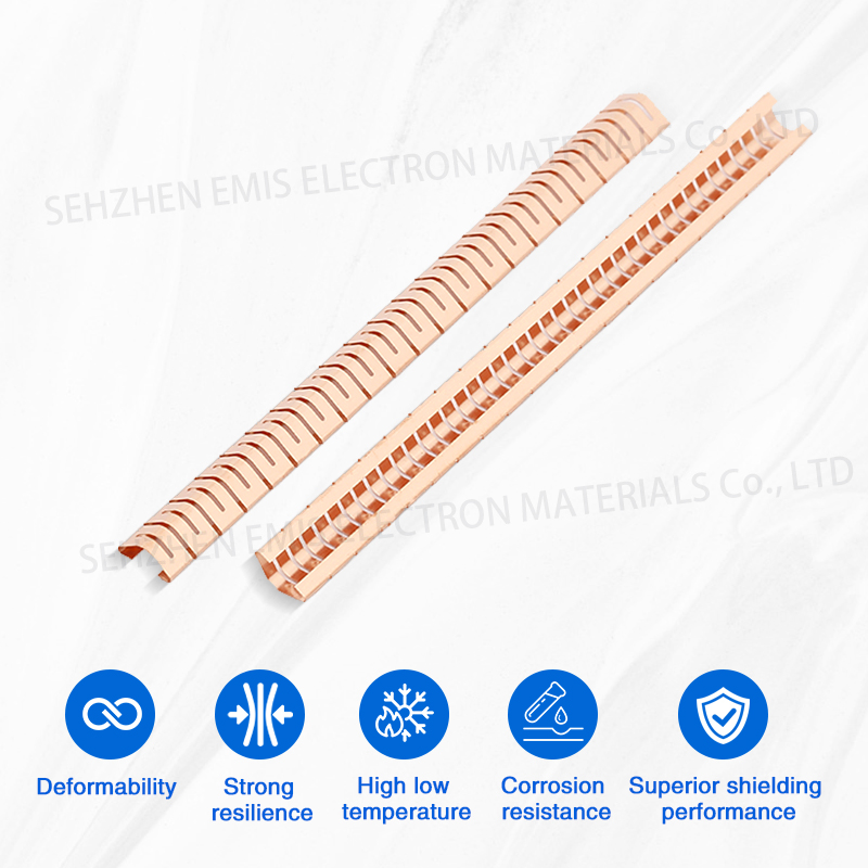 Emi Shielding Fingerstock - Color: Bright Finish