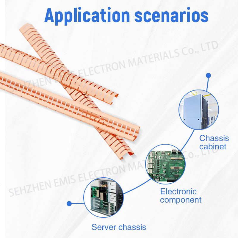 Emi Shielding Fingerstock - Color: Bright Finish