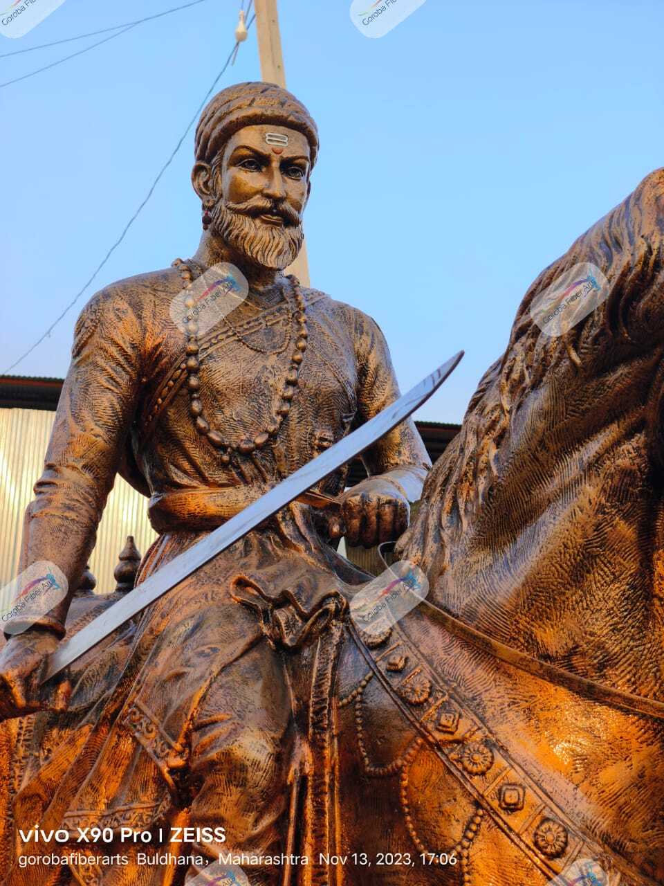 Chhatrapati Shivaji Maharaj Statue - Application: Outdoor Beautification