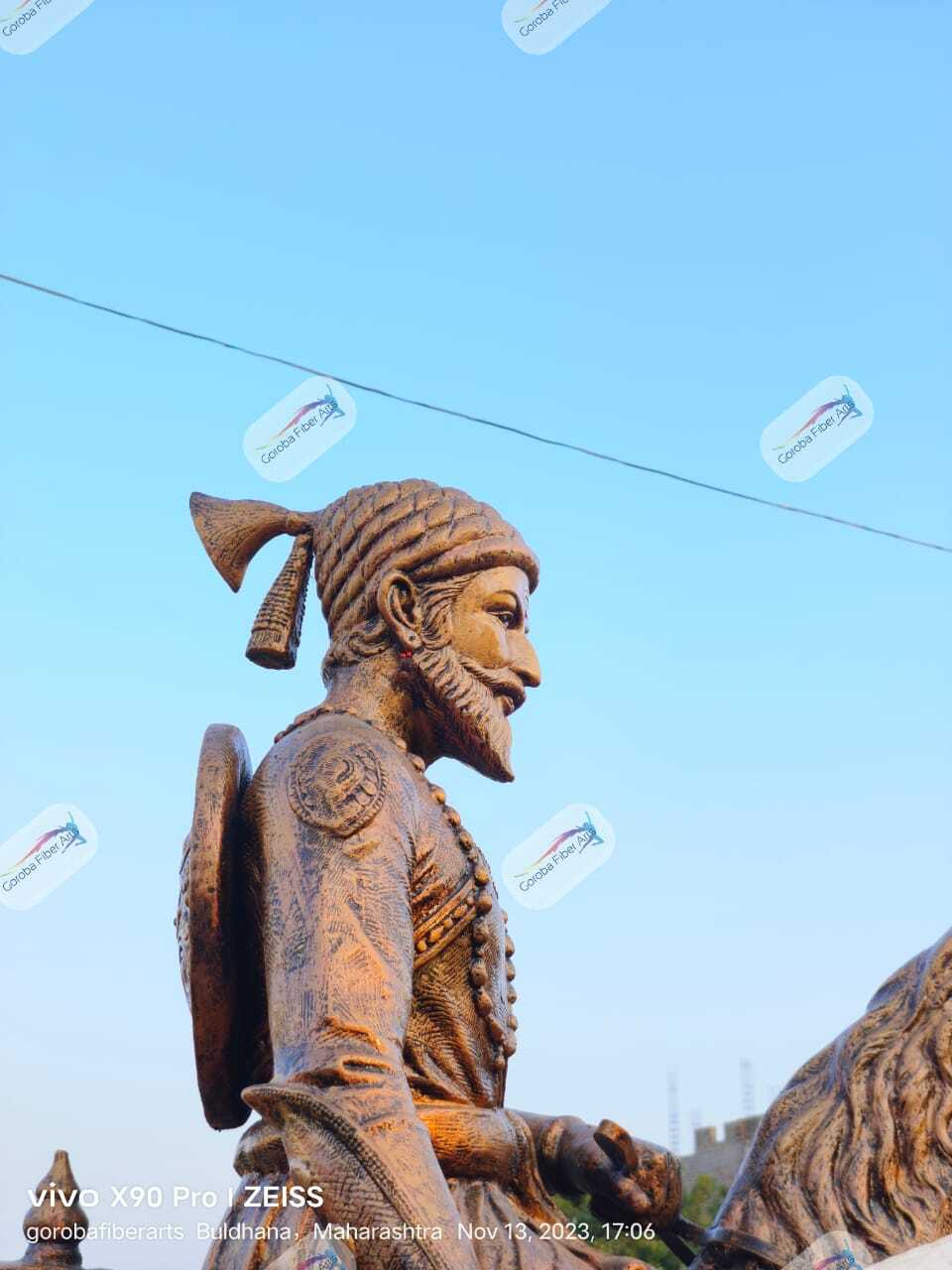 Chhatrapati Shivaji Maharaj Statue - Application: Outdoor Beautification