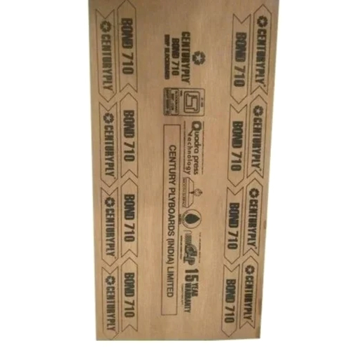 6MM Centuryply Bond 710 BWP Marine Grade Plywood - Hardwood, 8x4 Feet, 3/4 Inch Thick | Wear-Resistant, Boiling Waterproof Adhesive, Ideal for Marine Use