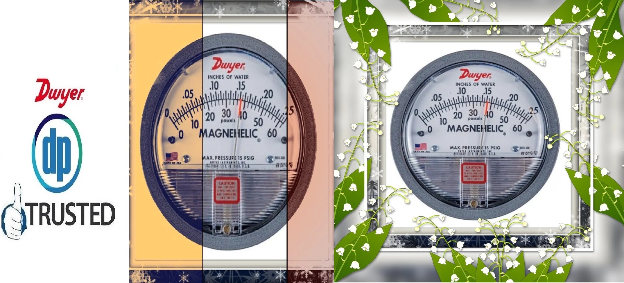 Dwyer 2050d Magnehelic Differential Pressure Gauge From Ramanathapuram Tamil Nadu - Accuracy: A 2% Of Fs (A 3% On 0