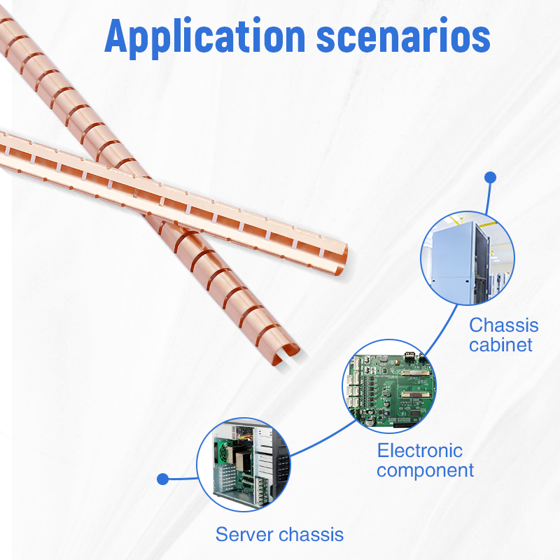 Small Shielding Fingerstock - Color: Bright Finish