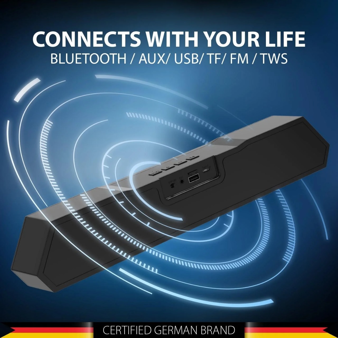 Blaupunkt Sba15 Wireless Bluetooth 14w Soundbar