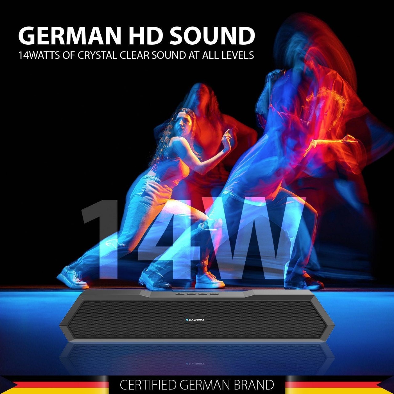 Blaupunkt Sba15 Wireless Bluetooth 14w Soundbar