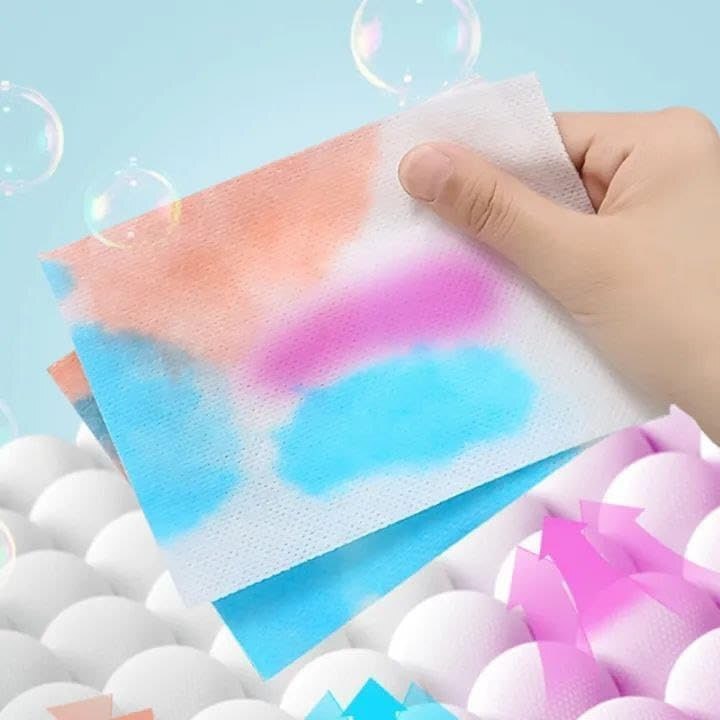 Color & Dirt Collector Magic Sheets - Single Sheet, White | Effortless Color Separation, Reduces Laundry Sorting, Eco-friendly Pigment Absorption
