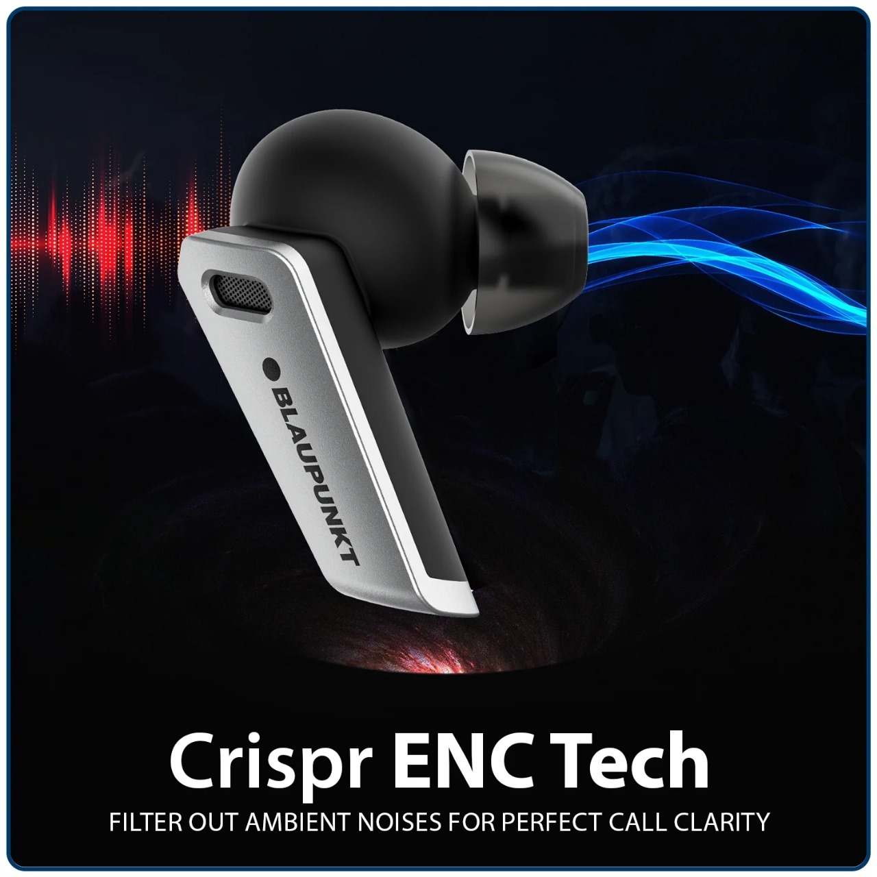 Blaupunkt Btw300 True Wireless Enc Earbuds (Bk)
