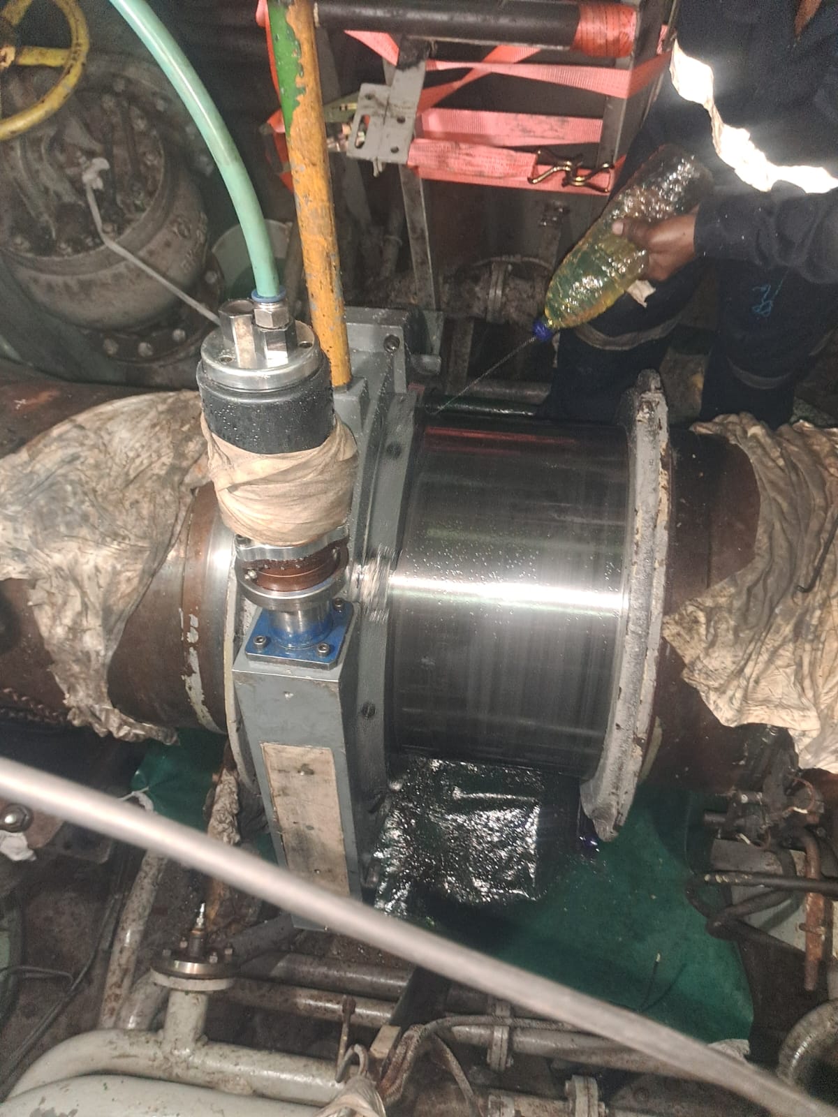 In Place Machining Of Damaged Intermediate Shaft Journal