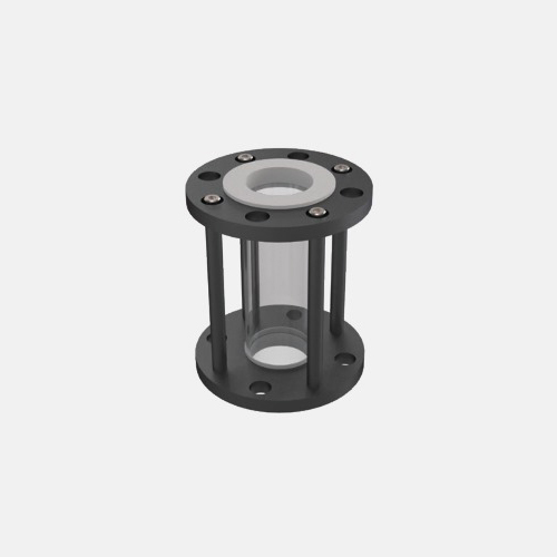 Fluoropolymer And Ptfe  Lined Tubular Sight Flcw Indicator - Color: Black