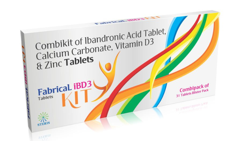 Combikit Of Ibandronic Acid Tablet, Calcium Carbonate, Vitamin D3 & Zinc Tab
