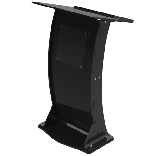 Acrylic Podium Full Black - Application: Church