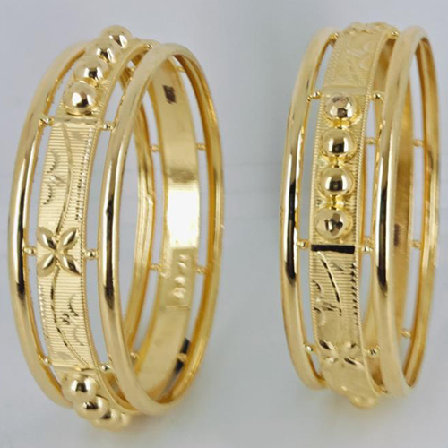 2-3.5 Gold Bangles - Color: As Per Requirement